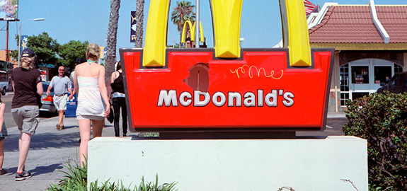 Mcdonald's storefront