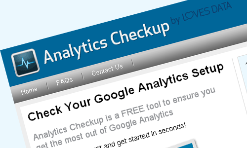 Analytics Checkup