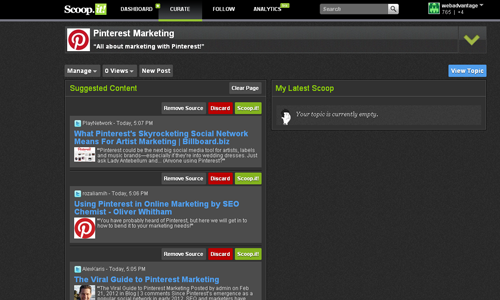 Scoop.it Curate List